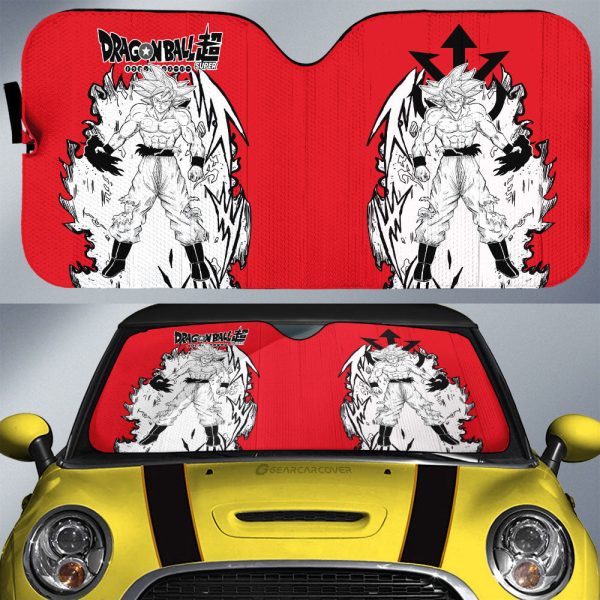 Ultra Instinct Car Sunshade Custom Car Accessories Manga Style