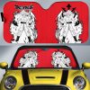 Ultra Instinct Car Sunshade Custom Dragon Ball Anime Car Accessories Manga Style