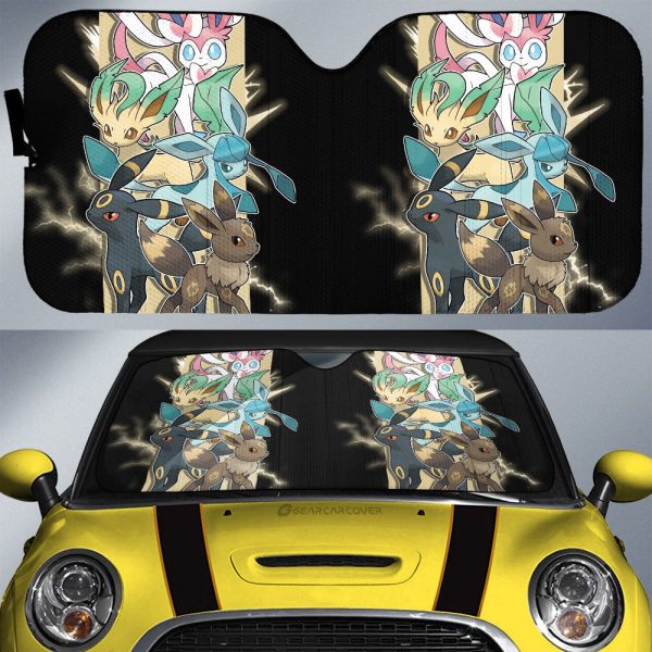 Umbreon Car Sunshade Custom Car Accessories For Fans