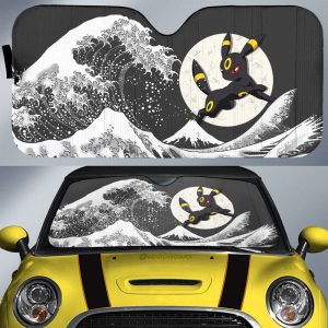 Umbreon Car Sunshade Custom Pokemon Car Accessories