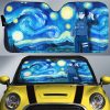 Umino Iruka Car Sunshade Custom Starry Night Styles