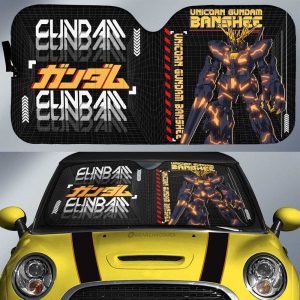 Unicorn Banshee Car Sunshade Custom Car Interior Accessories