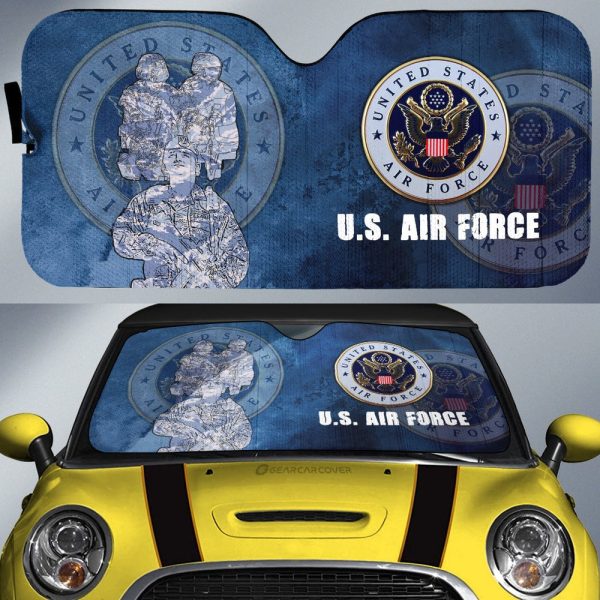 United States Air Force Car Sunshade Custom US Military Car Accessories