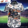 Urban Jungle Roar Chicago Bears Hawaiian Shirt – Men’s City Bear Pride