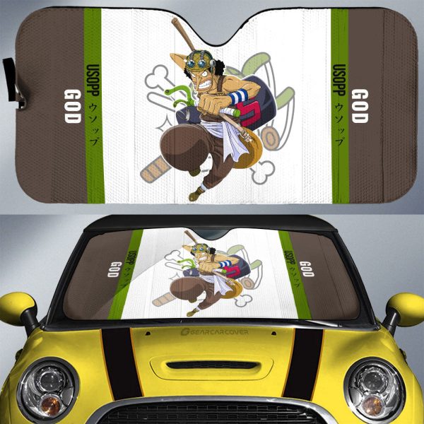 Usopp Car Sunshade Custom Car Accessories For Fans