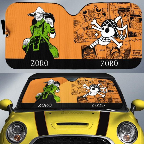 Usopp Car Sunshade Custom Car Accessories Manga Style