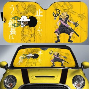 Usopp Car Sunshade Custom Car Interior Accessories