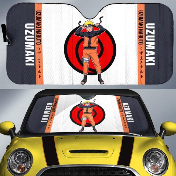 Uzumaki Car Sunshade Custom Anime Car Accessories