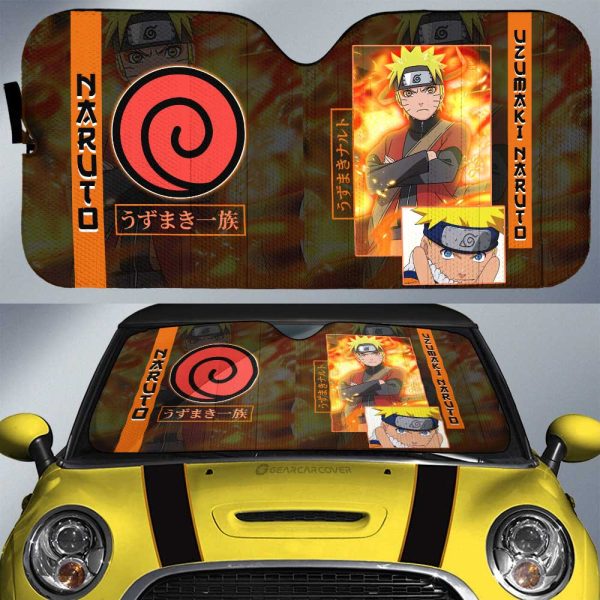 Uzumaki Car Sunshade Custom Anime Car Accessories