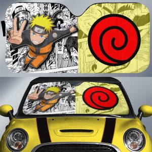 Uzumaki Car Sunshade Custom Anime Mix Manga Car Accessories