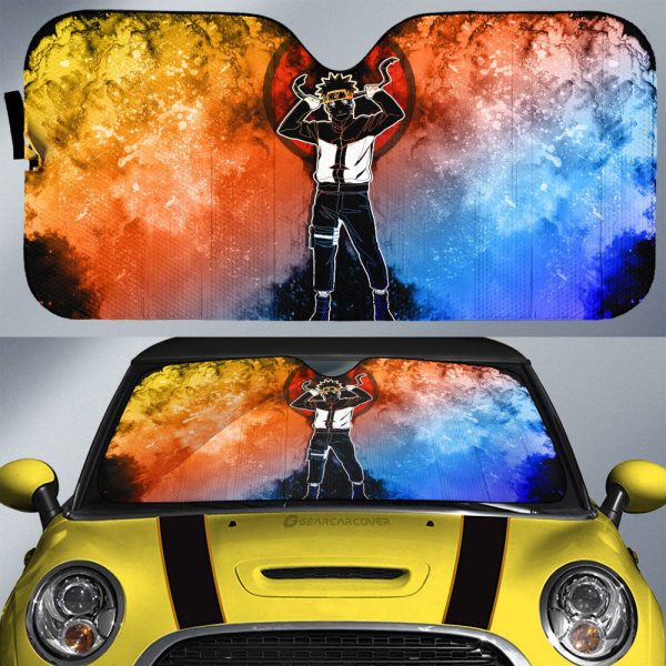 Uzumaki Naruto Car Sunshade Custom Anime Car Accessories