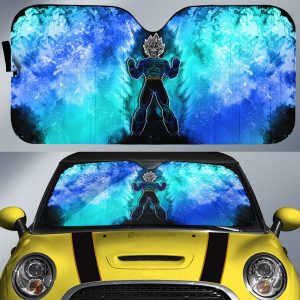 Vegeta Blue Car Sunshade Custom Anime Car Accessories