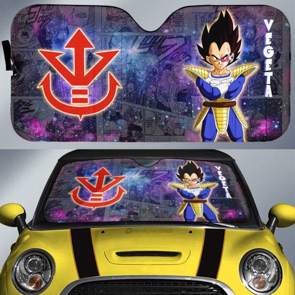 Vegeta Car Sunshade Custom Car Accessories Manga Galaxy Style