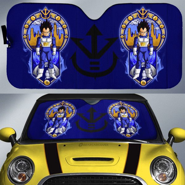 Vegeta Car Sunshade Custom Car Interior Accessories