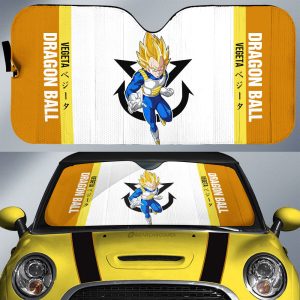 Vegeta SSJ Car Sunshade Custom Car Accessories For Fans