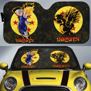 Vegeta SSJ Car Sunshade Custom Dragon Ball Anime Car Interior Accessories