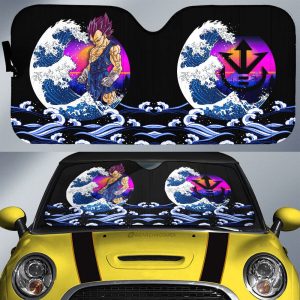 Vegeta Ultra Ego Car Sunshade Custom Car Interior Accessories