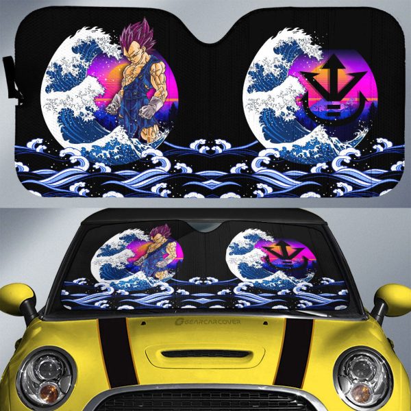 Vegeta Ultra Ego Car Sunshade Custom Dragon Ball Car Interior Accessories