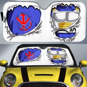 Vegeta Uniform Car Sunshade Custom