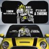 Vegeta's Throne Essential Car Sunshade Custom Gift For Fans