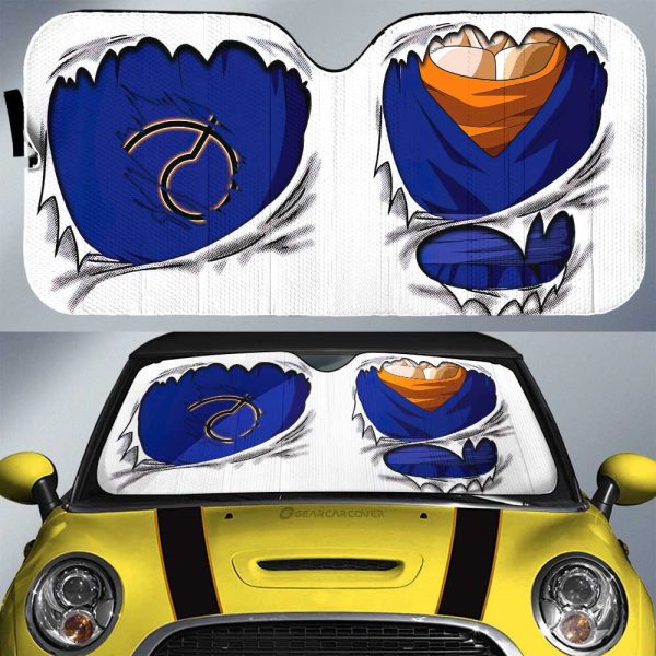 Vegito Uniform Car Sunshade Custom Dragon Ball Anime