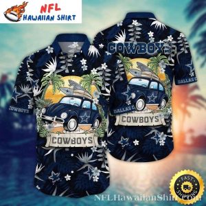 Vintage Dallas Cowboys Beach Cruiser Aloha Shirt