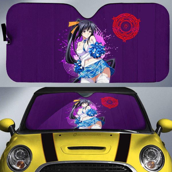 Waifu Girl Akeno Car Sunshade Custom High School DxD