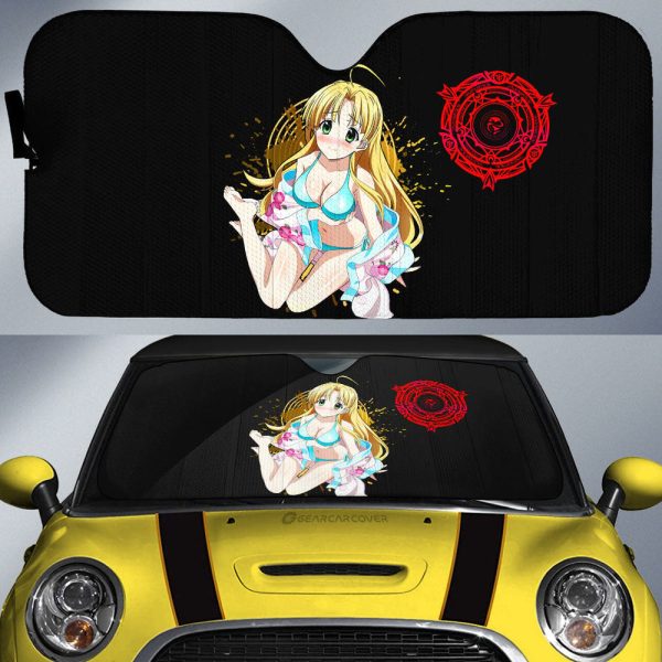 Waifu Girl Asia Argento Car Sunshade Custom High School DxDs