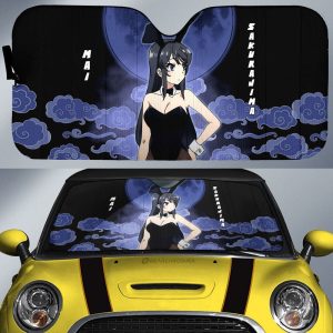 Waifu Mai Sakurajima Car Sunshade Custom Bunny Girl Senpai Car Accessories