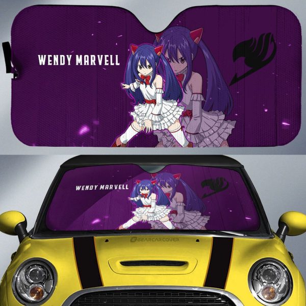 Wendy Marvell Car Sunshade Custom Fairy Tail Anime Car Accessories