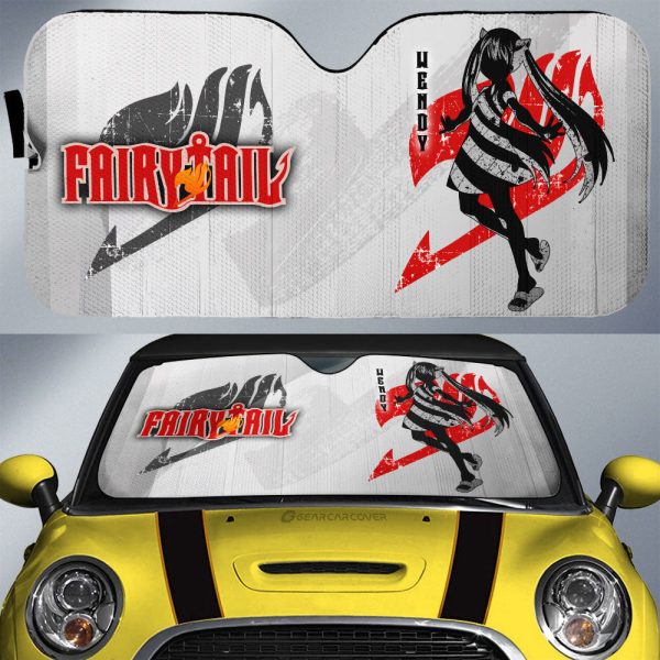 Wendy Marvell Car Sunshade Custom Fairy Tail Anime Car Accessories