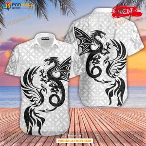 White Dragon For Summer Hawaiian Shirt