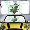 White Rock Lee Car Sunshade Custom Anime