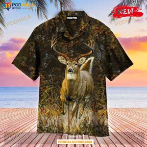 White Tailed Deer Hunting For Summer Hawaiian Shirt