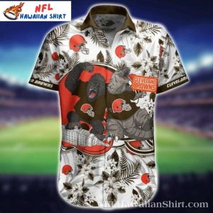 Wild Run Cleveland Hawaiian Shirt – Cleveland Browns Jungle Safari Edition