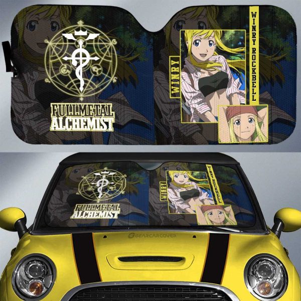 Winry Rockbell Car Sunshade Custom