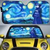 Yahiko Car Sunshade Custom Starry Night Styles