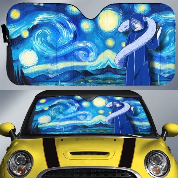 Yakushi Kabuto Car Sunshade Custom Starry Night Styles