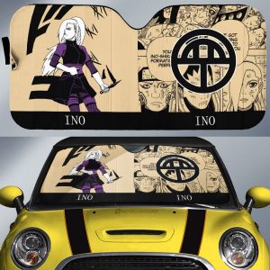 Yamanaka Ino Car Sunshade Custom Anime Car Accessories Manga Color Style