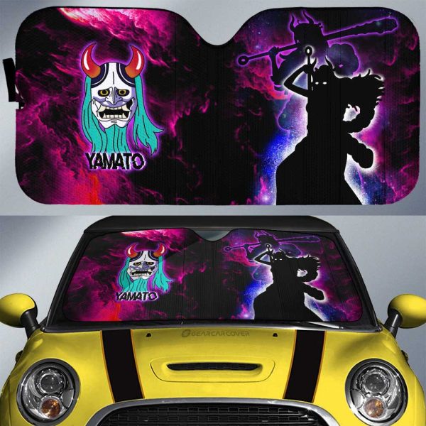 Yamato Car Sunshade Custom One Piece Anime Silhouette Style