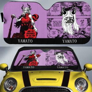 Yamato Car Sunshade Custom One Piece Car Accessories Manga Style