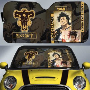 Yami Sukehiro Car Sunshade Custom Black Clover Anime