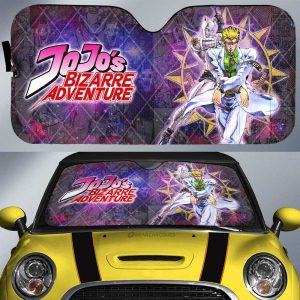 Yoshikage Kira Car Sunshade Custom JJBA Car Accessories Galaxy Style