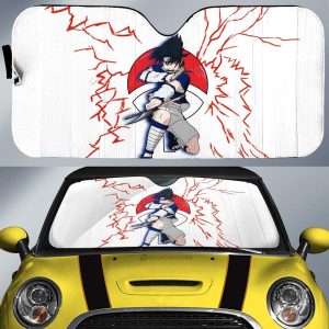 Young Sasuke Car Sunshade Custom For Fans