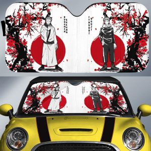 Yuji Itadori And Ryomen Sukuna Car Sunshade Custom Japan Style Car Accessories