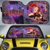 Yuji Itadori Car Sunshade Custom Galaxy Manga Style