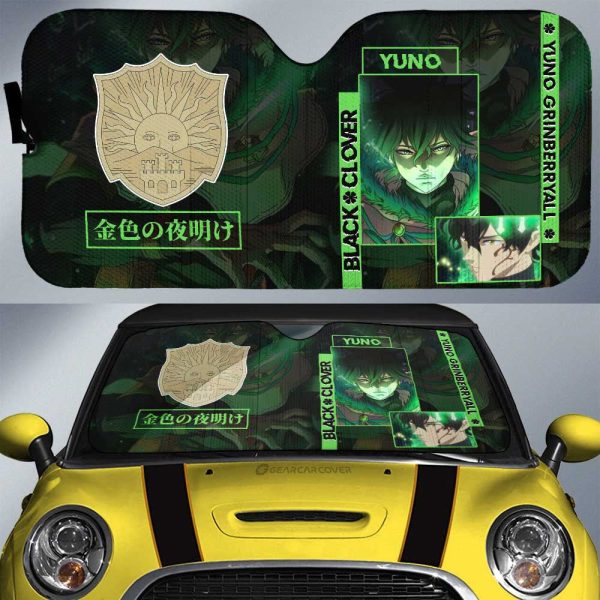 Yuno Grinberryall Car Sunshade Custom Black Clover Anime