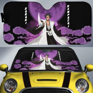 Zaraki Kenpachi Car Sunshade Custom Bleach Anime Car Accessories