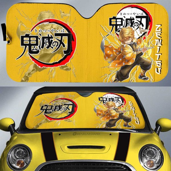 Zenitsu Agatsuma Car Sunshade Custom Car Accessories