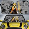 Zenitsu Agatsuma Car Sunshade Custom Demon Slayer Anime Mix Mangas